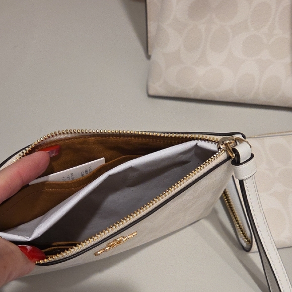 Coach Cream Signature Tote Bag Trio NWT - Picture 3 of 6